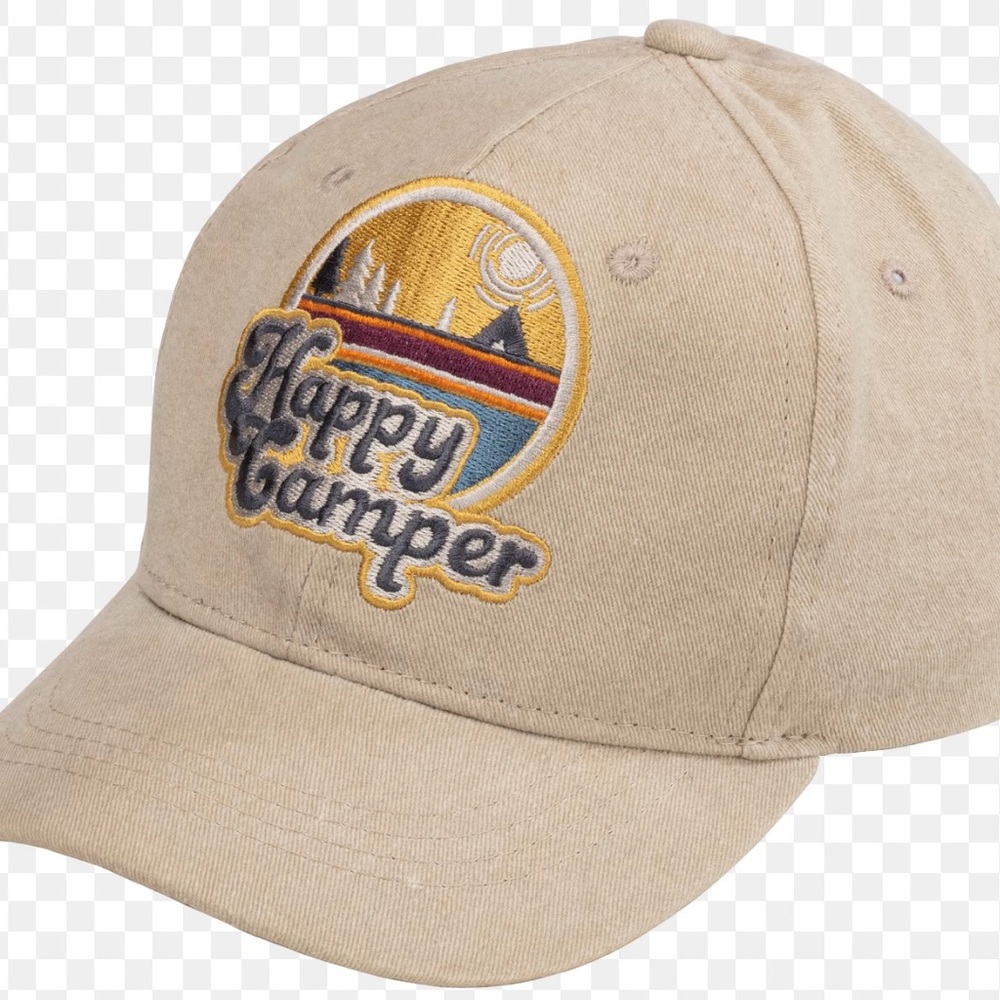 Happy Camper Tan Quagga Hat